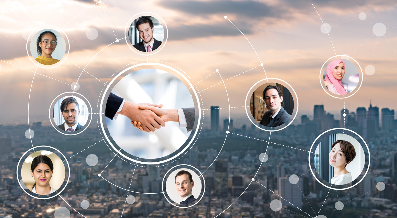 Global business concept. Globalization. Diversity.